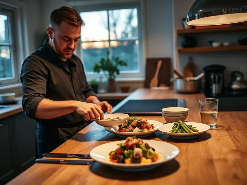 Kok laver mad til privat middag