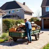 Trailer, losseplads & hentemænd